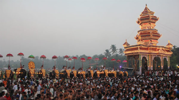 Arattupuzha Pooram Festival Temple of Kerala