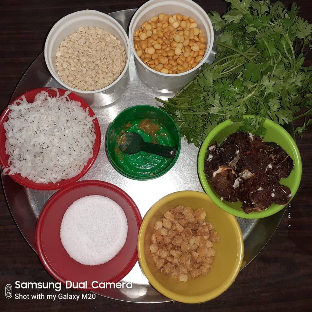 Ingredients for Chutney Pudi