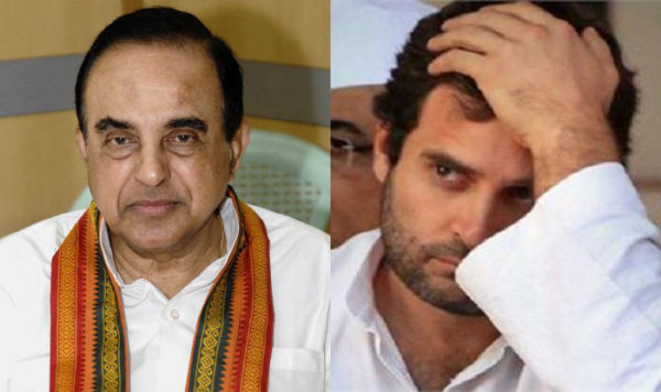 Subramanya Swamy Targets Rahul Gandhi