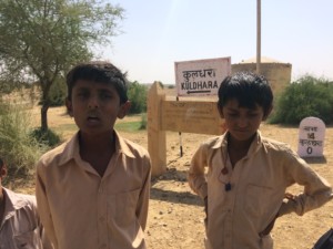 Local lads ready with the story about Kuldhara